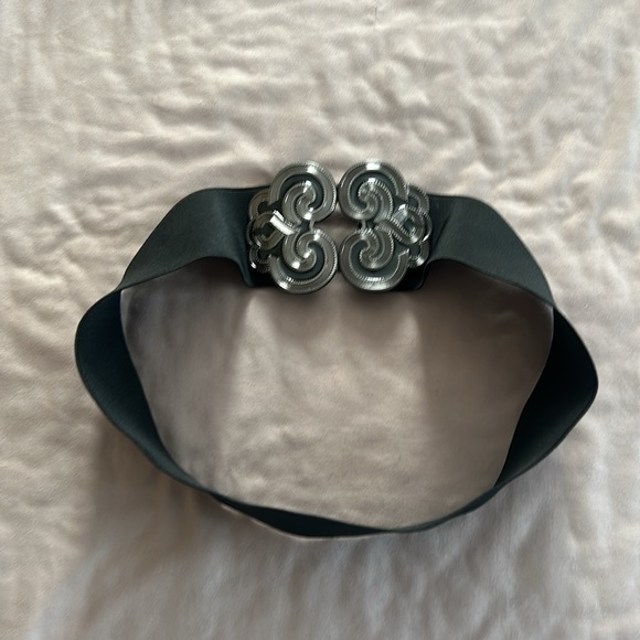 Front clasp belt - black. - Picture 2 of 4